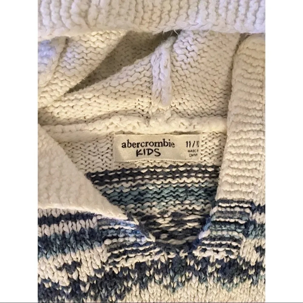 ✨4xHP✨Abercrombie Kids Girls Knit Fringed Sweater✨